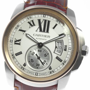 カルティエ CARTIER W7100039 カリブル ドゥ カルティエ YGベゼル 自動巻き メンズ _800860