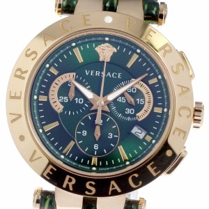 ヴェルサーチ VERSACE VERQ00420 Vレース クロノグラフ クォーツ メンズ 極美品 内箱・保証書付き_803226