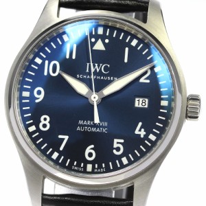 IWC IWC SCHAFFHAUSEN IW327004 パイロットウォッチ マークXVIII プティ・プランス デイト 自動巻き メンズ 美品 保証書付き_801093