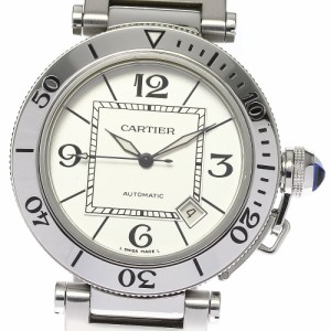 カルティエ CARTIER W31080M7 パシャ シータイマー デイト 自動巻き メンズ 良品 _801986