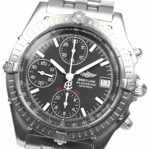 ブライトリング BREITLING A13350 ブラックバード クロノグラフ デイト 自動巻き メンズ _801938【ev10】