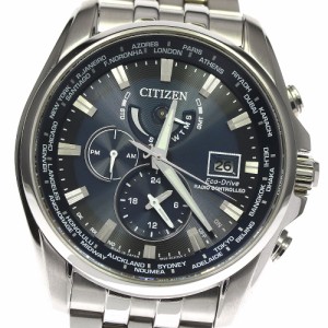 シチズン CITIZEN AT9060-54L アテッサ ダブル ダイレクトフライト ソーラー電波 メンズ 箱・保証書付き_803833