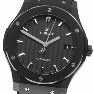 ウブロ HUBLOT 511.CM.1771.RX クラシックフュージョン ブラックマジック 自動巻き メンズ 美品 箱・保証書付き_805056