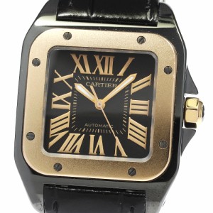 カルティエ CARTIER W2020007 サントス100 MM 自動巻き ボーイズ _805122