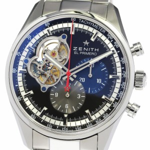 ゼニス ZENITH 03.2048.4061 クロノマスター1969 エルプリメロ オープン 自動巻き メンズ 良品 箱・保証書付き_801297