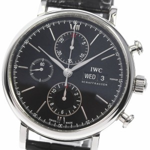 IWC IWC SCHAFFHAUSEN IW391008 ポートフィノ クロノグラフ デイデイト 自動巻き メンズ _805660