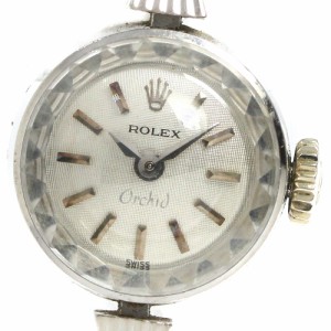 ロレックス ROLEX 2223 オーキッド K18WG cal.1401 手巻き レディース _781427