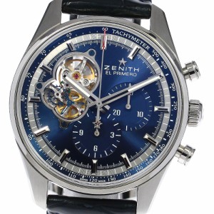 ゼニス ZENITH 03.20416.4061 エルプリメロ クロノマスター オープン 1969 自動巻き メンズ 良品 箱付き_807574