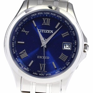 シチズン CITIZEN H149-T021724 エクシード エコドライブ デイト ソーラー メンズ 美品 箱・保証書付き_807725