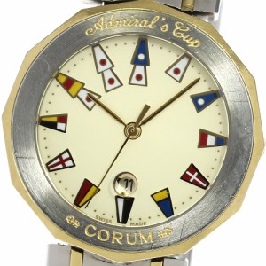 コルム CORUM 99.810.21 V-52 アドミラルズカップ YGコンビ デイト クォーツ メンズ 保証書付き_803669