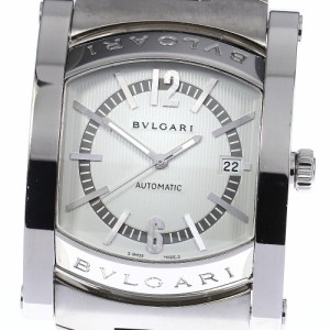 ブルガリ BVLGARI AA48S アショーマ デイト 自動巻き メンズ 保証書付き_808320