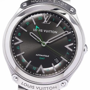 ルイ・ヴィトン LOUIS VUITTON Q6D30 フィフティーファイブ GMT デイト 自動巻き メンズ 良品 箱・保証書付き_801025