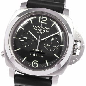 パネライ PANERAI PAM00275 ルミノール 8Days GMT クロノグラフ 手巻き メンズ 箱・保証書付き_805802