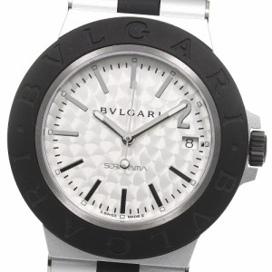 ブルガリ BVLGARI BB40AT/103703 アルミニウム 空山基コラボレーション デイト 自動巻き メンズ 極美品 保証書付き メーカーOH済み_80065