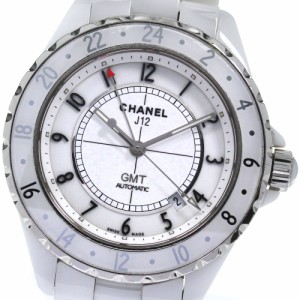 シャネル CHANEL H2126 J12 GMT 白セラミック 限定2000本 自動巻き メンズ _806097