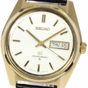 セイコー SEIKO 6146-8000 グランドセイコー ハイビート デイデイト 自動巻き メンズ _798513