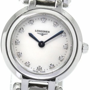 ロンジン LONGINES L8.109.4 プリマルナ 12Pダイヤ クォーツ レディース _806518