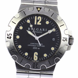 ブルガリ BVLGARI SD38S ディアゴノ スクーバ デイト 自動巻き メンズ _807981