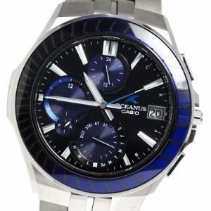 カシオ CASIO OCW-S5000EK-1AJF オシアナス マンタ 江戸切子 ソーラー電波 メンズ 極美品 箱・保証書付き_809447