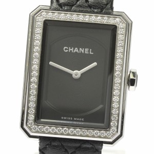 シャネル CHANEL H6586 ボーイフレンド ダイヤベゼル クォーツ レディース 箱・保証書付き_808901