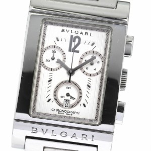 ブルガリ BVLGARI RTC49S レッタンゴロ クロノグラフ デイト クォーツ メンズ _804211