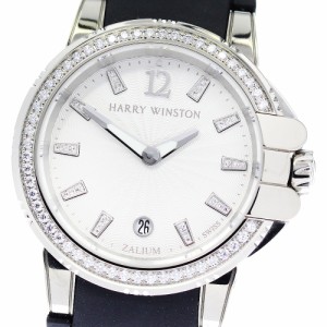 ハリーウィンストン HARRY WINSTON 411/LQ36ZC.WD/D01 オーシャンスポーツ ダイヤベゼル クォーツ レディース 保証書付き_805388