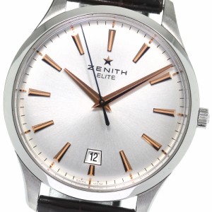 ゼニス ZENITH 03.2020.670/01.C498 キャプテン エリート デイト 自動巻き メンズ 保証書付き_807493