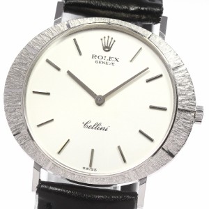 ロレックス ROLEX 3757 チェリーニ K18WG cal.1600 手巻き メンズ 良品 _793515