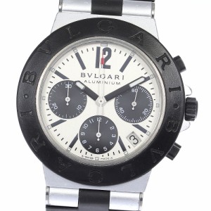 ブルガリ BVLGARI AC38TA アルミニウム クロノグラフ 自動巻き メンズ _811788