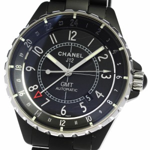 シャネル CHANEL H3101 J12 GMT マットブラック 自動巻き メンズ _811333