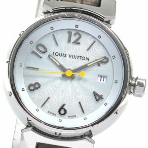 ルイ・ヴィトン LOUIS VUITTON Q121V タンブール デイト クォーツ レディース _809548