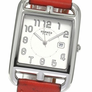 エルメス HERMES CC2.710 ケープコッド デイト クォーツ メンズ 良品 _810956