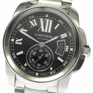 カルティエ CARTIER W7100016 カリブル ドゥ カルティエ デイト 自動巻き メンズ 保証書付き_811496