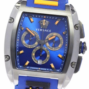 ヴェルサーチ VERSACE VE6H00323 ヴェルサーチェドミナス クロノグラフ クォーツ メンズ 良品 箱・保証書付き_814227