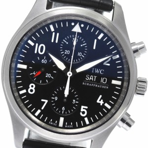 IWC IWC SCHAFFHAUSEN IW371701 パイロットウォッチ クロノグラフ デイデイト 自動巻き メンズ _813157