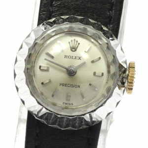 ロレックス ROLEX 2025 プレシジョン カメレオン K18WG Cal.1401 手巻き レディース _793715