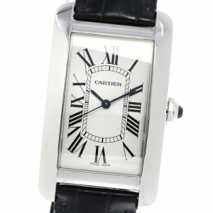 カルティエ CARTIER WSTA0018 タンクアメリカンLM 自動巻き メンズ 美品 箱・保証書付き_802057