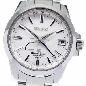 セイコー SEIKO SBGE009/9R66-0AE0 グランドセイコー GMT パワーリザーブ スプリングドライブ メンズ _813902