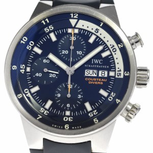 IWC SCHAFFHAUSEN IW378201 アクアタイマー クストダイバー デイデイト クロノグラフ 自動巻き メンズ _790756