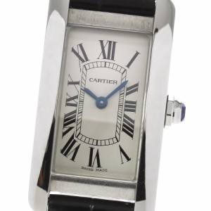 カルティエ CARTIER WSTA0016 タンクアメリカンSM クォーツ レディース _813462