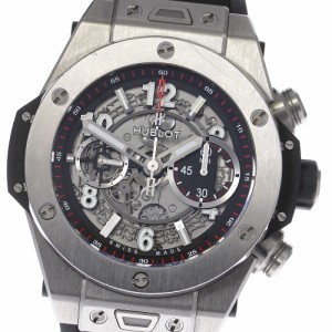 ウブロ HUBLOT 411.NX.1170.RX.1104 ビッグバン ウニコ チタニウム 自動巻き メンズ 保証書付き_815166