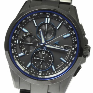 カシオ CASIO OCW-T2600B-1AJF オシアナス クラシックライン ソーラー電波 メンズ 美品 箱・保証書付き_814621