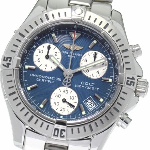 ブライトリング BREITLING A73350 コルト クロノグラフ クォーツ メンズ 良品 _814715