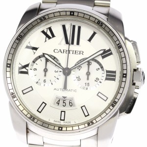 カルティエ CARTIER W7100045 カリブル ドゥ カルティエ クロノグラフ 自動巻き メンズ _795869