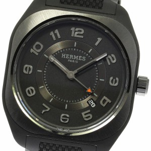 エルメス HERMES SP1.742 H08 デイト 自動巻き メンズ 極美品 箱付き_814555