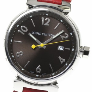 ルイ・ヴィトン LOUIS VUITTON Q1111 タンブール デイト クォーツ メンズ _814008