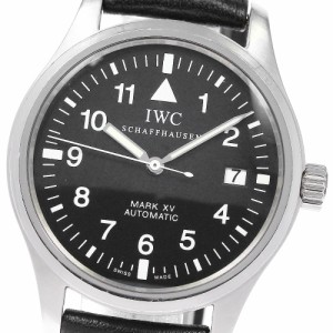 IWC SCHAFFHAUSEN IW325301 パイロットウォッチ マークXV デイト 自動巻き メンズ 保証書付き_800036