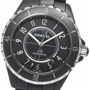 シャネル CHANEL H3131 J12 マットブラック セラミック 自動巻き メンズ _811495