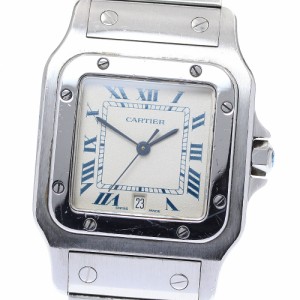 カルティエ CARTIER W20018D6 サントスガルベLM クォーツ メンズ _814073