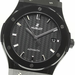 ウブロ HUBLOT 542.CM.1770.RX クラシックフュージョン ブラックマジック デイト 自動巻き メンズ 美品 _815785